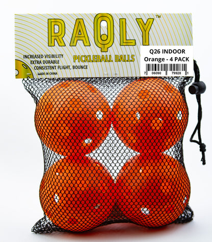 RAQLY Pickleball Q26 Indoor Ball