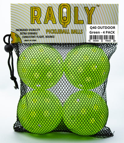 RAQLY Pickleball Q40 Outdoor Ball